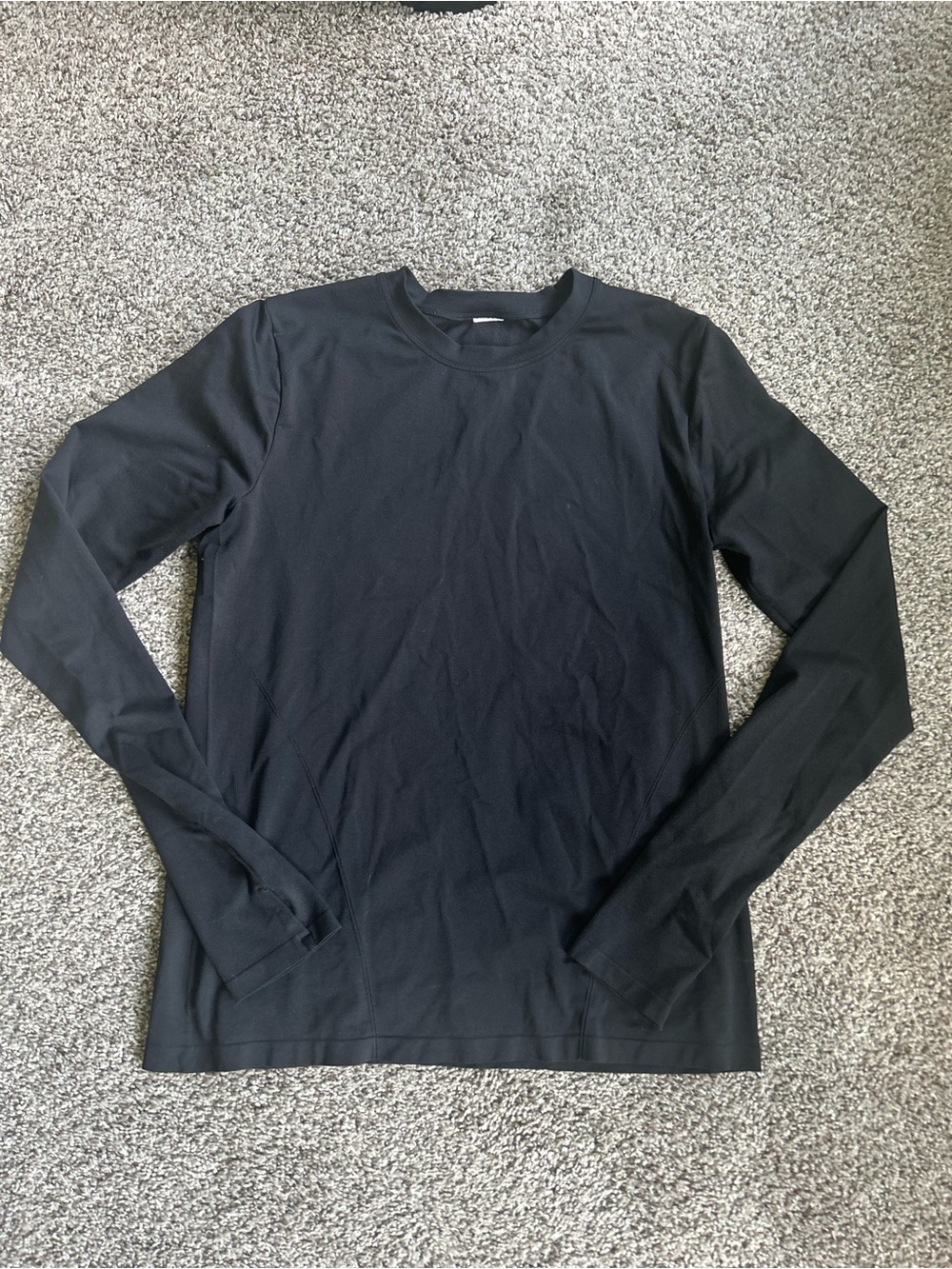Women’s Fabletics Active Long-Sleeve Crewneck Shirt - Black